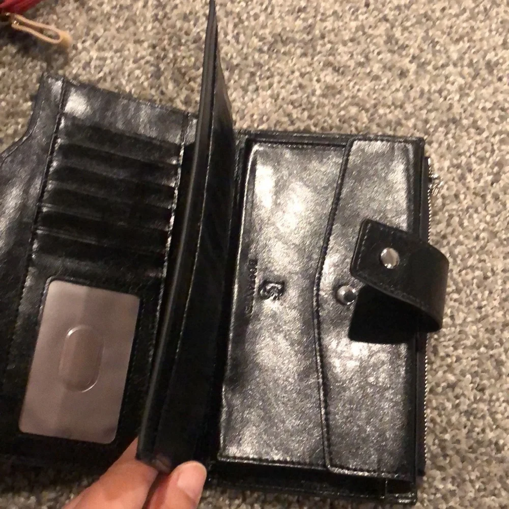 Bostanten Black Leather Wallet - Picture 3 of 10